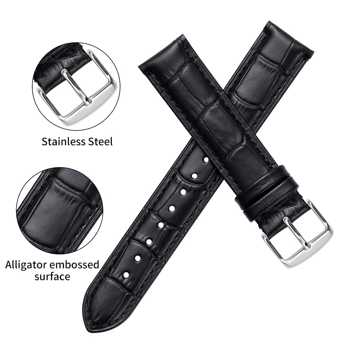 Foto 5 pulgar | Correa Istrap Negra para Reloj-Venta Internacional