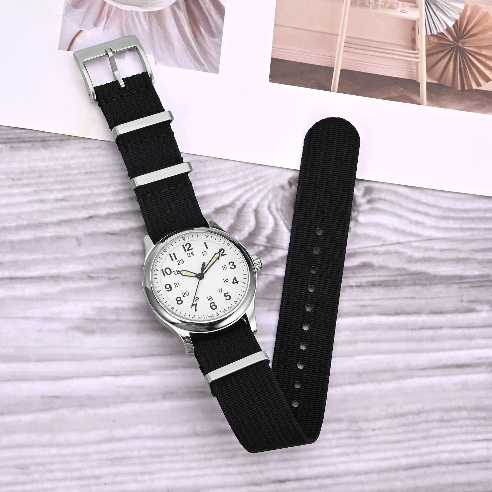 Foto 3 pulgar | Correa de Reloj Annefit Negro- Venta Internacional