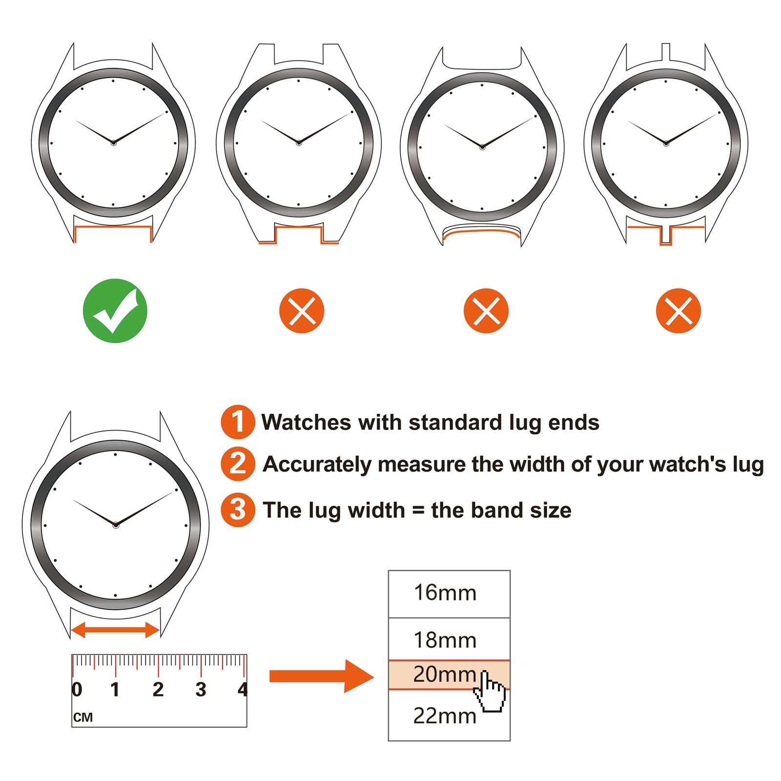 Foto 6 pulgar | Correa de Reloj Annefit Negro- Venta Internacional