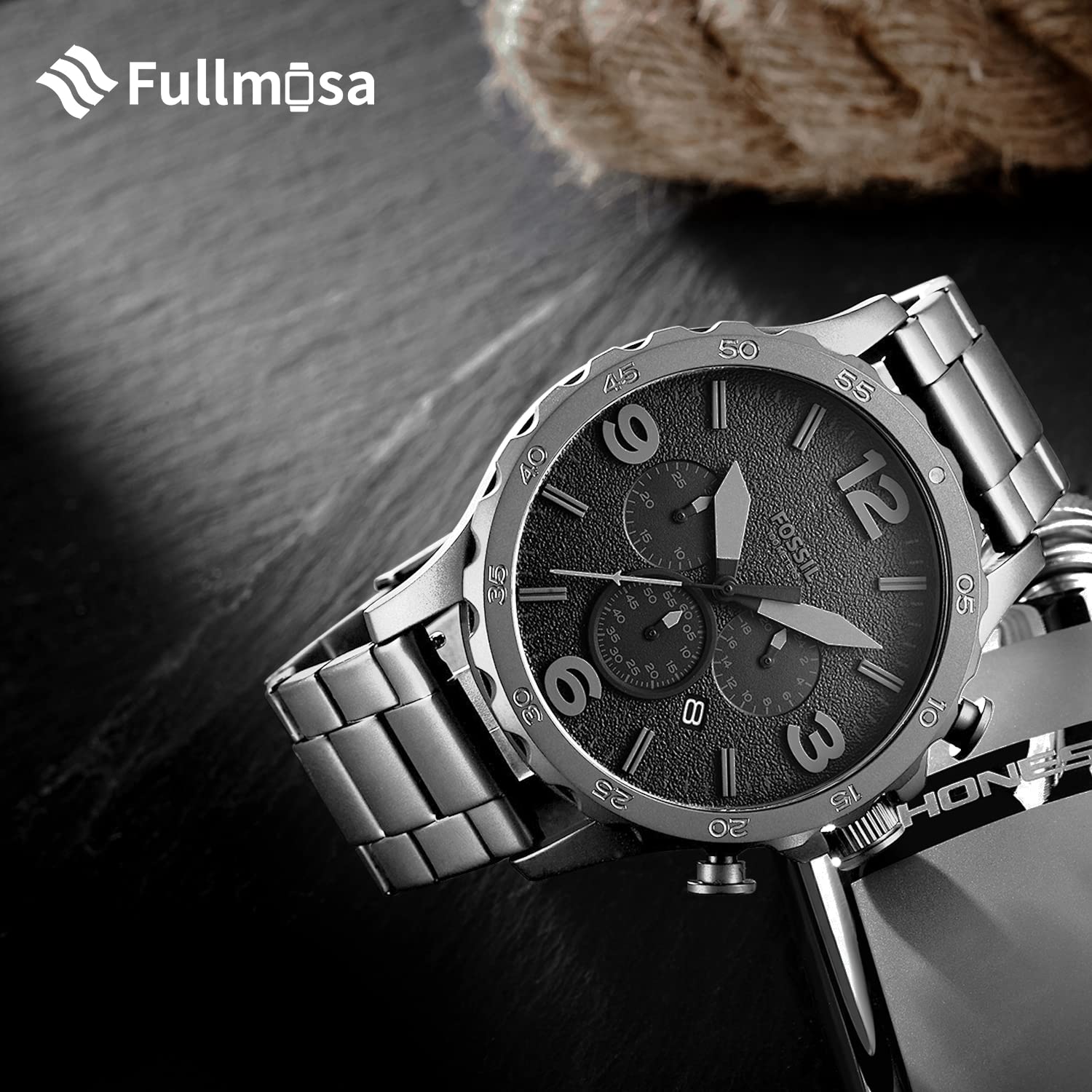 Foto 4 pulgar | Correa de Reloj Fullmosa de Acero Inoxidable de 20 Mm para Samsung Galaxy - Venta Internacional