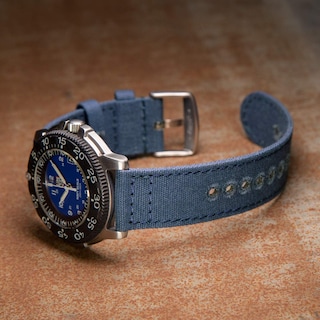 Foto 4 | Relojes Archer Canvas Quick Release 18 Mm Azul Vaquero - Venta Internacional