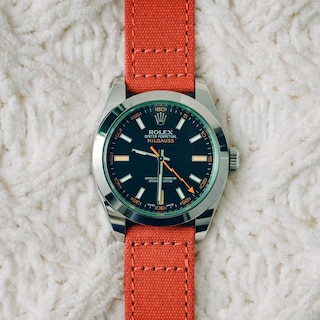 Foto 4 | Pulseras de Reloj Archer Canvas Quick Release 18 Mm Tangelo Orange - Venta Internacional