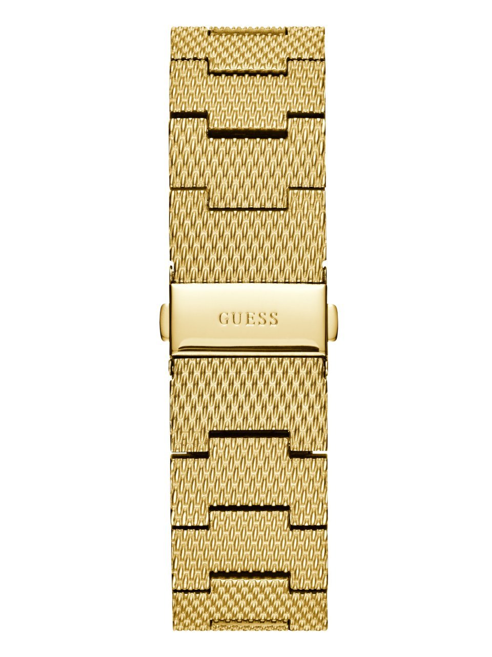 Foto 3 pulgar | Reloj Guess Rectangular Dorado más Acero Inoxidable U1074g3 - Venta Internacional