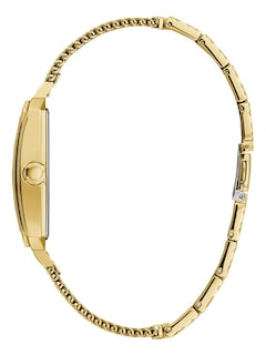 Foto 3 | Reloj Guess Rectangular Dorado más Acero Inoxidable U1074g3 - Venta Internacional