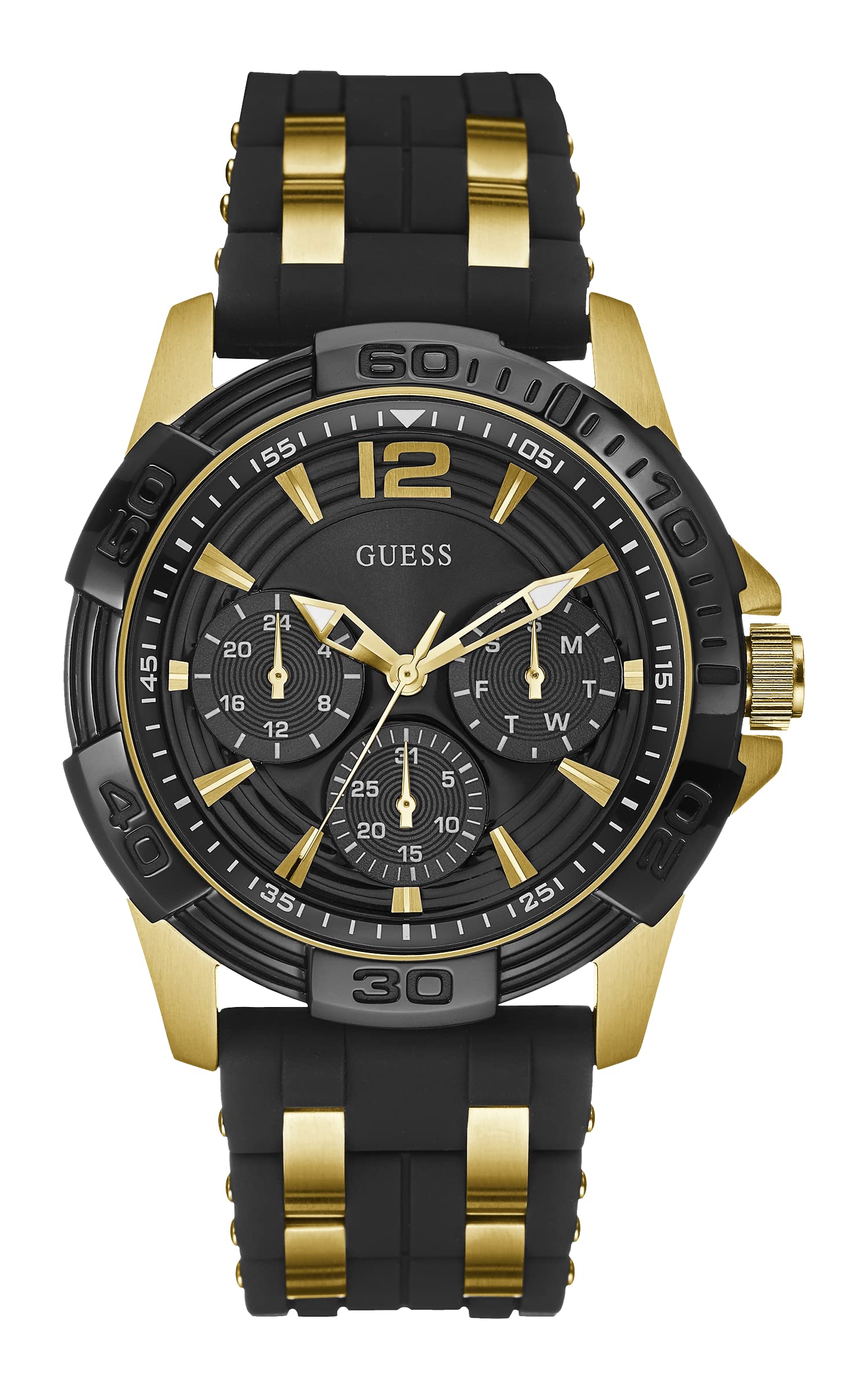 Foto 2 pulgar | Reloj Guess Para Hombre Caja De 43 Mm Correa Negra Y Esfera Negra - Venta Internacional