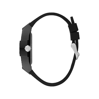 Foto 3 | Reloj Guess Trend Funda Multifunción de 43 mm de Silicona Negra Para Hombre - Venta Internacional
