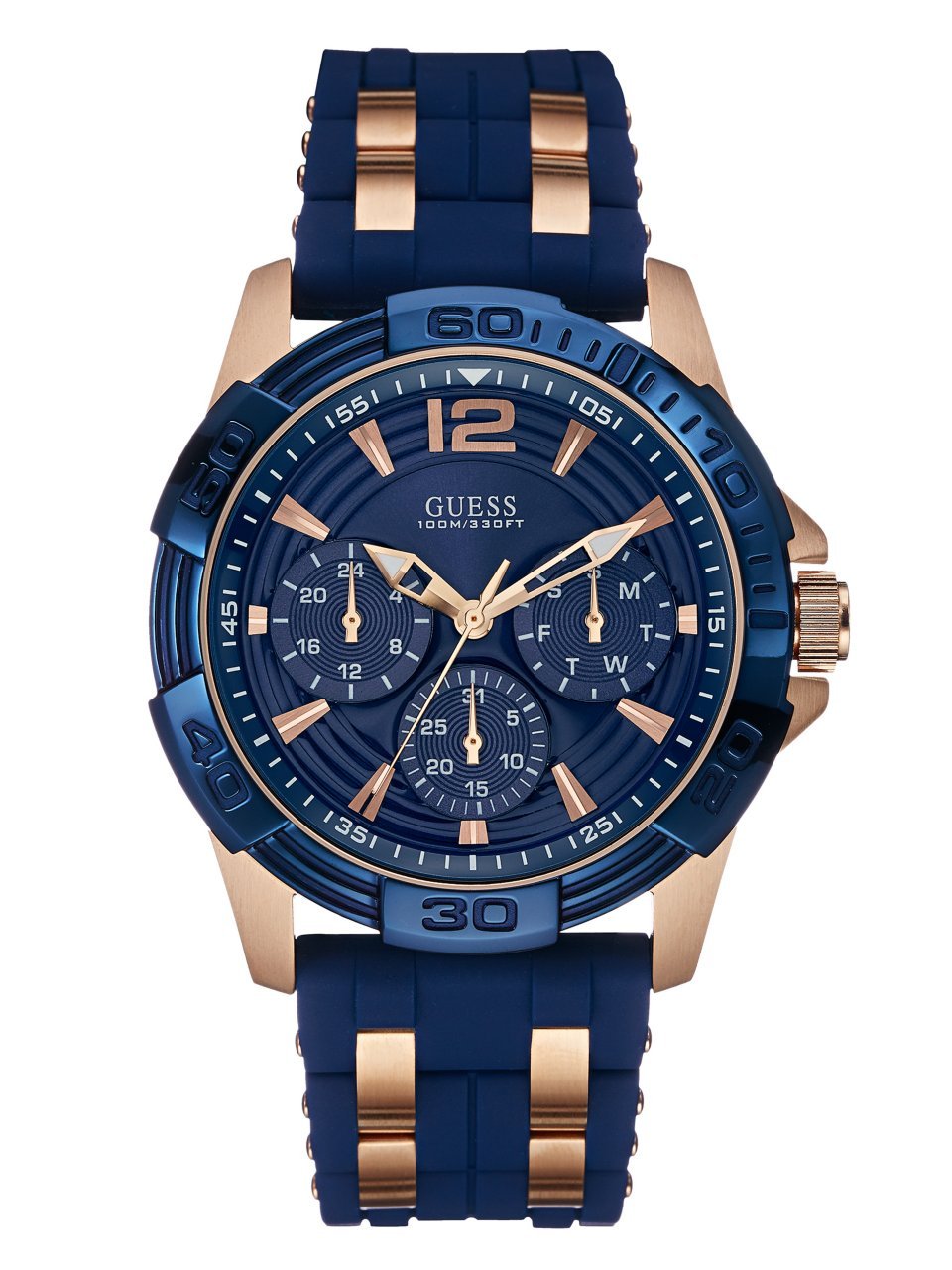 Reloj Guess U0366g2 de Silicona Cómoda Azul Resistente a las Manchas - Venta Internacional