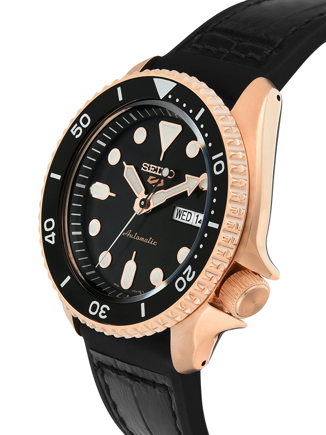 Foto 3 pulgar | Reloj Seiko Srpd76k1 Analógico Automático Para Hombre Con Silicona - Venta Internacional