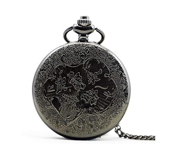 Foto 2 | Reloj de Bolsillo Vintage Black Anchor Material de Alta Calidad - Venta Internacional