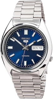 Foto 1 | Reloj Seiko 5 Automático Snxs77 con Esfera Azul para Hombre - Venta Internacional