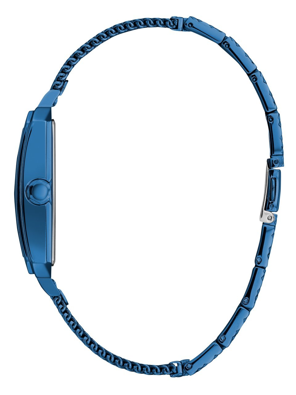 Foto 4 pulgar | Reloj Guess U1074g2 Rectangular de Acero Inoxidable Azul Iónico - Venta Internacional