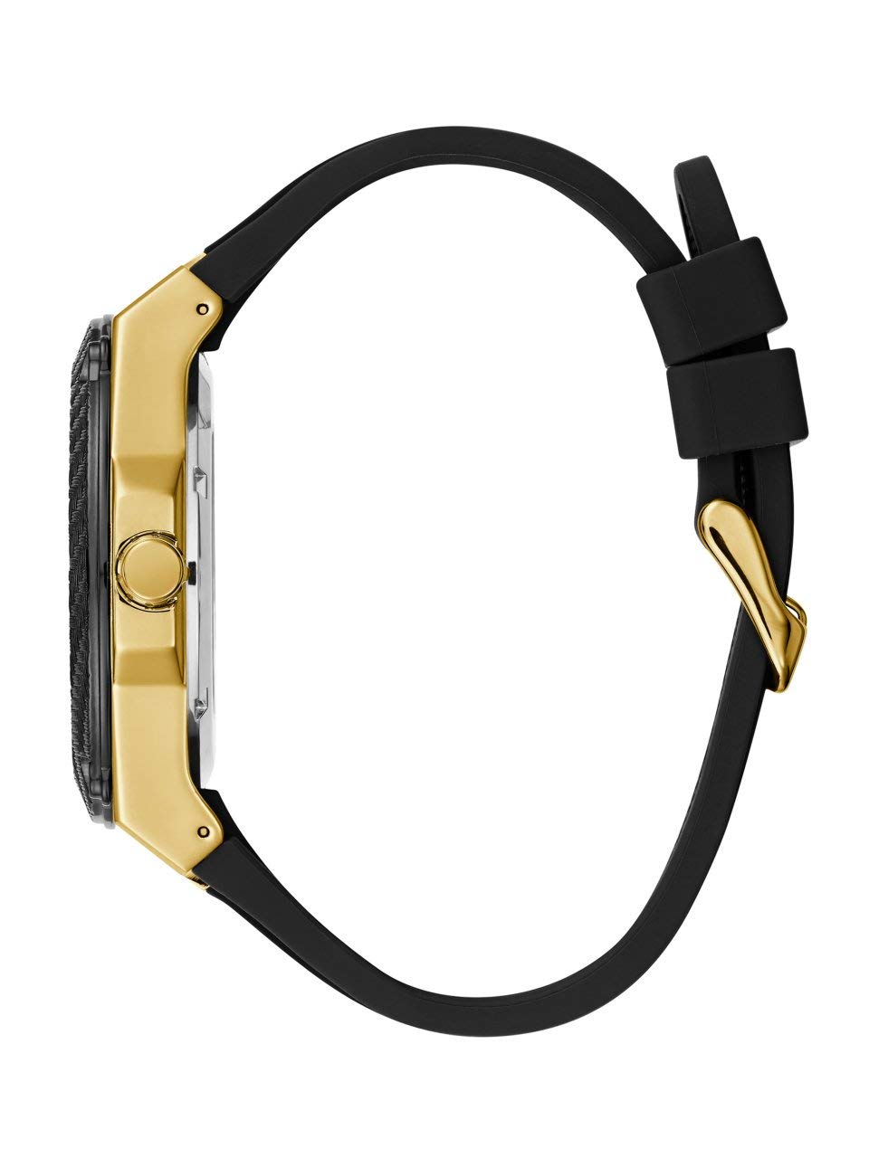 Foto 4 pulgar | Reloj Guess U1049g5 Negro de Silicona Resistente A Las Manchas - Venta Internacional