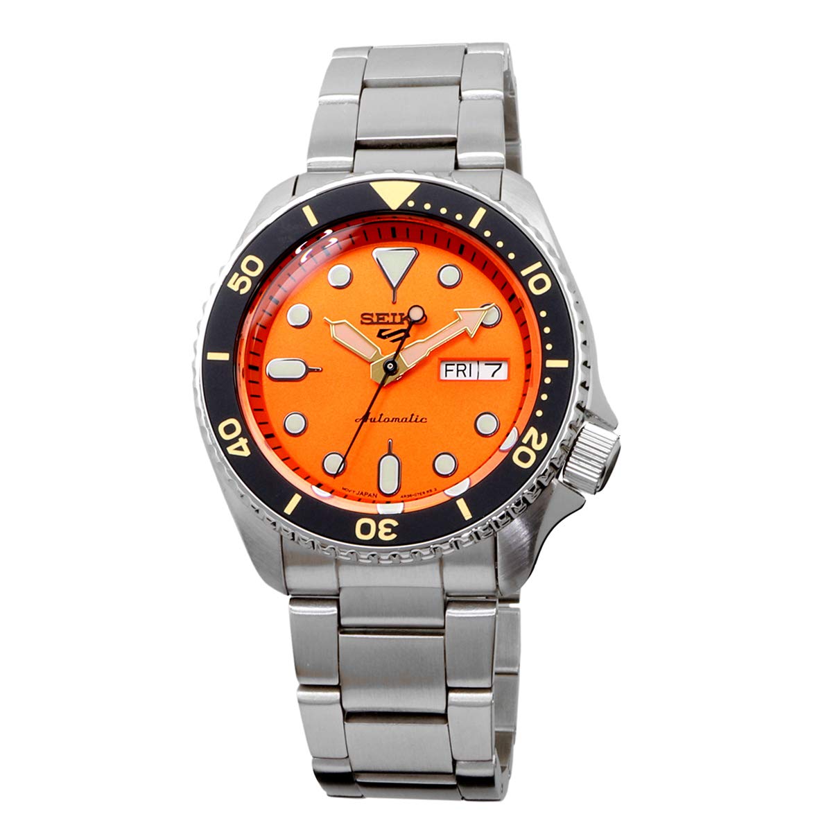 Foto 6 pulgar | Reloj Seiko 5 Sports Srpd59 Automático con Esfera Naranja para Hombre - Venta Internacional