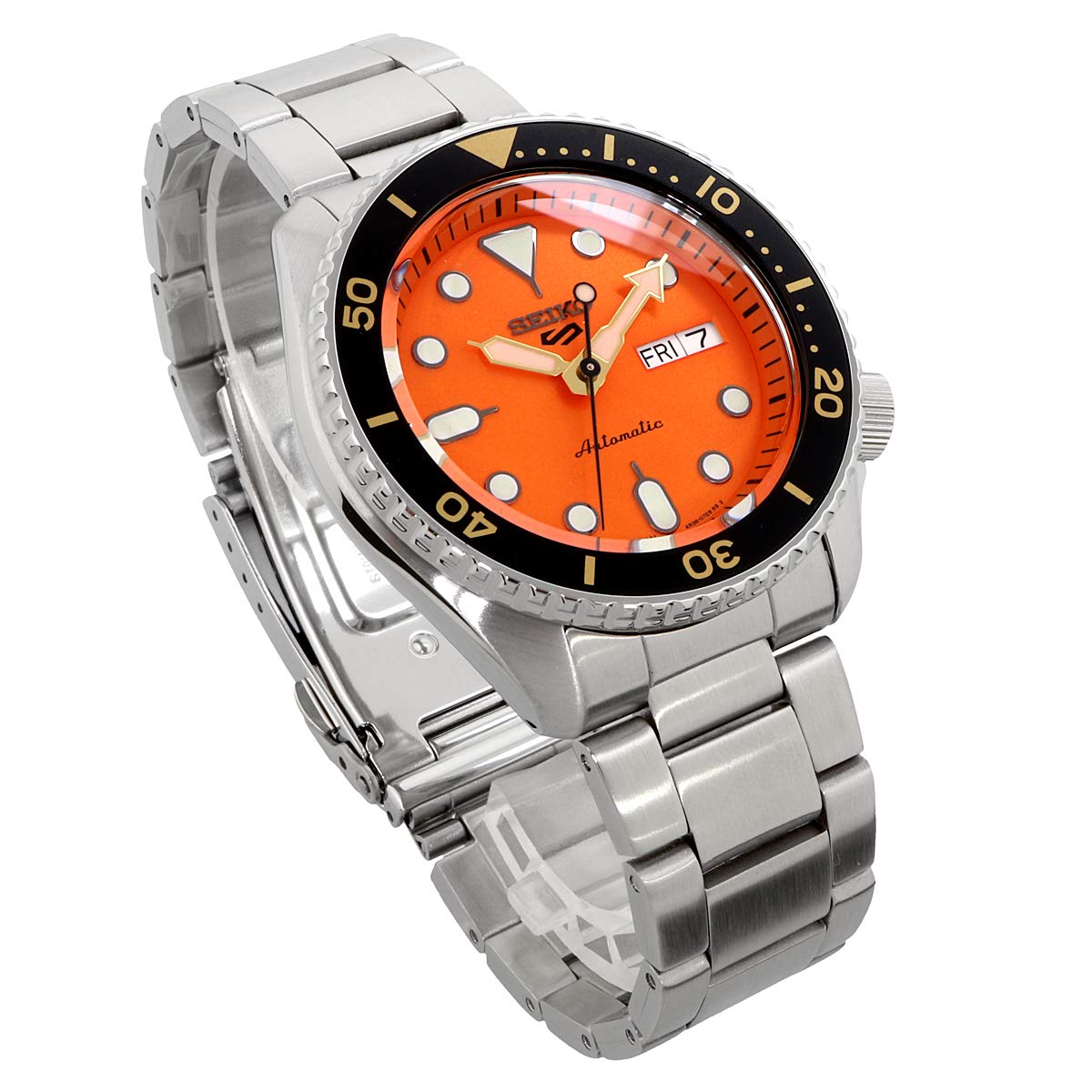 Foto 7 pulgar | Reloj Seiko 5 Sports Srpd59 Automático con Esfera Naranja para Hombre - Venta Internacional