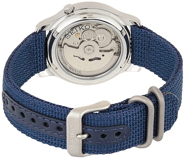 Foto 2 | Reloj Seiko 5 Snk807 Automático de Acero Inoxidable de Lona Azul - Venta Internacional