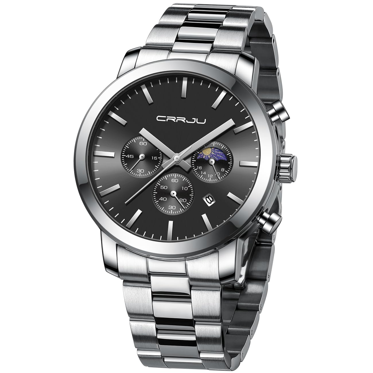 Reloj Crrju Luxury Business de Acero Inoxidable para Hombre - Venta Internacional