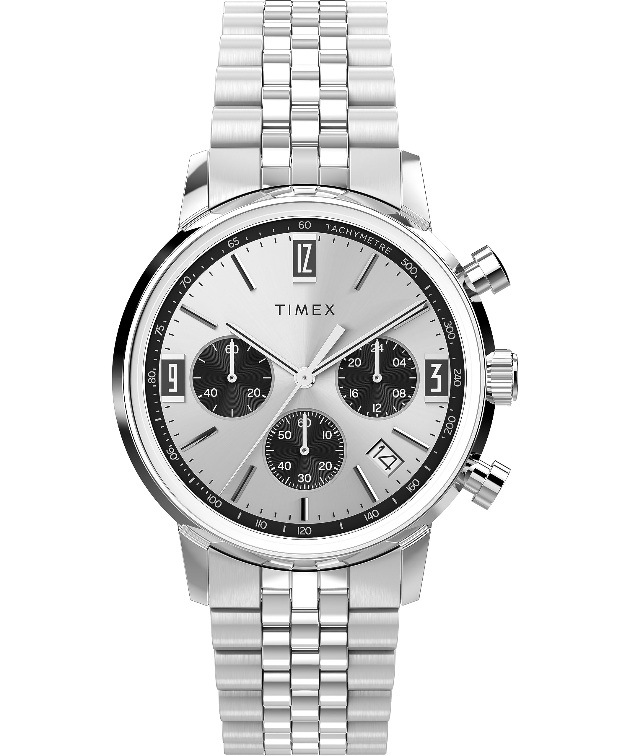 Reloj Timex Plateado para Hombre-Venta Internacional