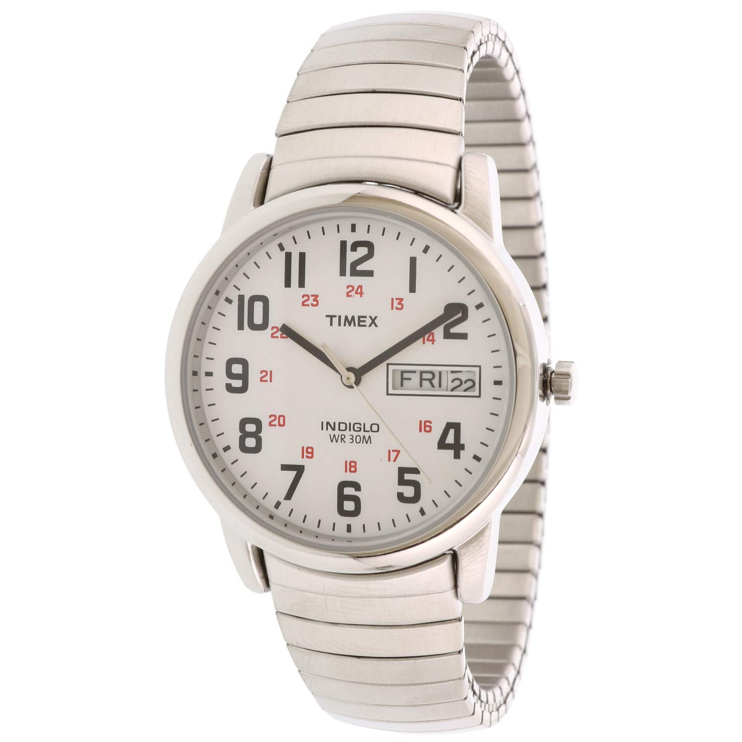 Reloj Timex Easy Reader 35 mm Funda Plateada con Correa para Hombre - Venta Internacional