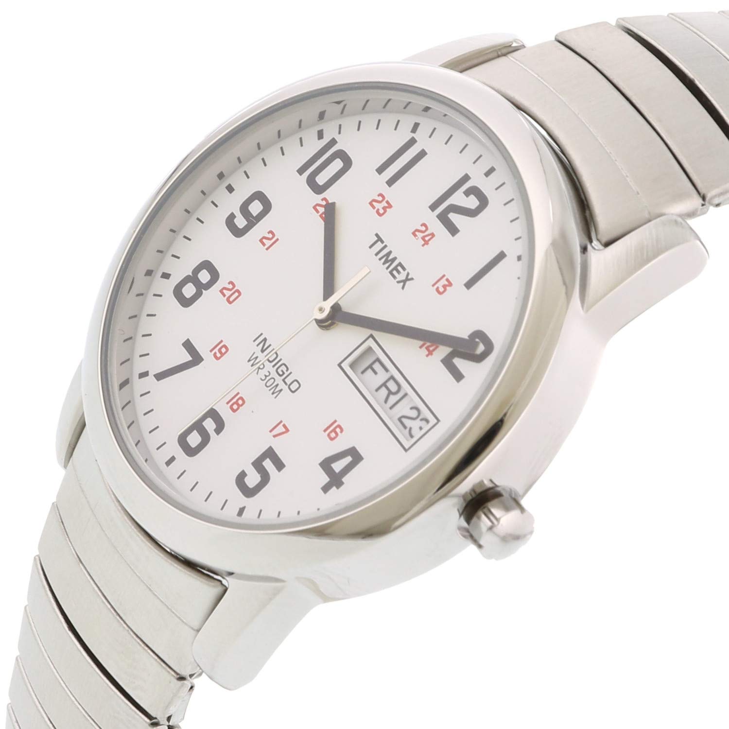 Foto 2 | Reloj Timex Easy Reader 35 mm Funda Plateada con Correa para Hombre - Venta Internacional