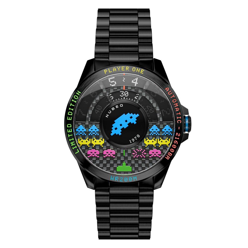 Reloj Nubeo Automatic Edición Limitada Space Invaders 