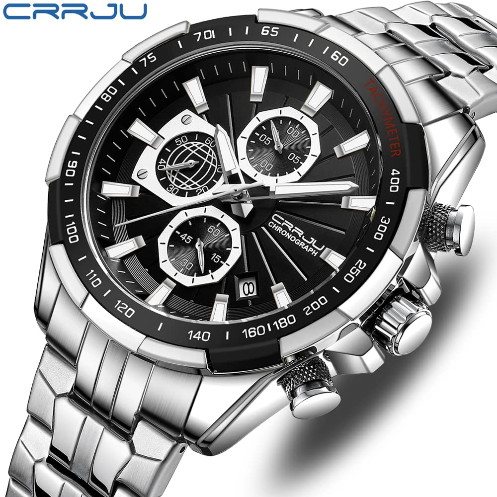 Foto 3 pulgar | Reloj Crrju Fashion de Acero Inoxidable de Lujo para Hombre - Venta Internacional