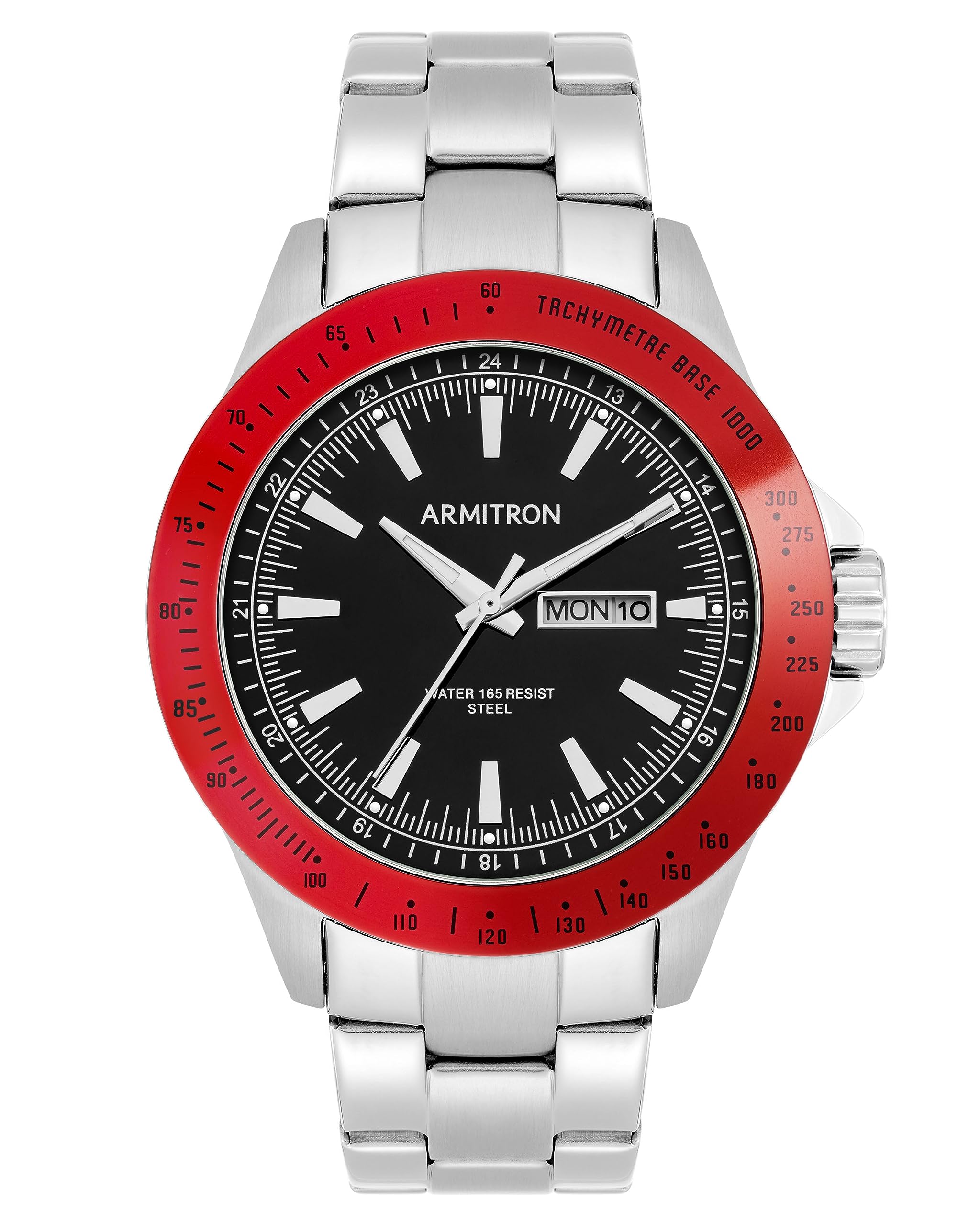 Reloj Armitron con Taquímetro Analógico 50 M Acero Inoxidablepara Hombre - Venta Internacional
