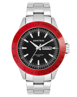 Foto 1 | Reloj Armitron con Taquímetro Analógico 50 M Acero Inoxidablepara Hombre - Venta Internacional