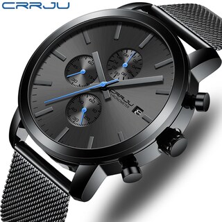 Foto 2 | Reloj Crrju Fashion Business de Acero Inoxidable para Hombre - Venta Internacional