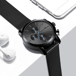 Foto 3 | Reloj Crrju Fashion Business de Acero Inoxidable para Hombre - Venta Internacional