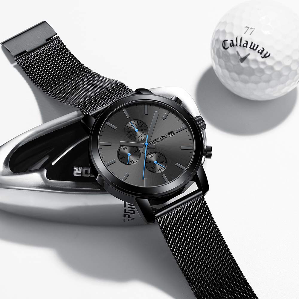 Foto 5 pulgar | Reloj Crrju Fashion Business de Acero Inoxidable para Hombre - Venta Internacional
