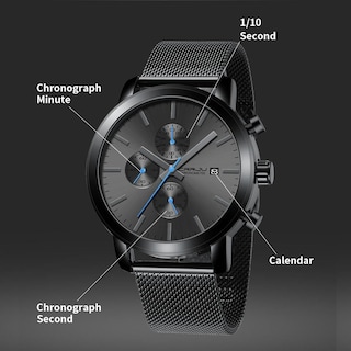 Foto 6 | Reloj Crrju Fashion Business de Acero Inoxidable para Hombre - Venta Internacional