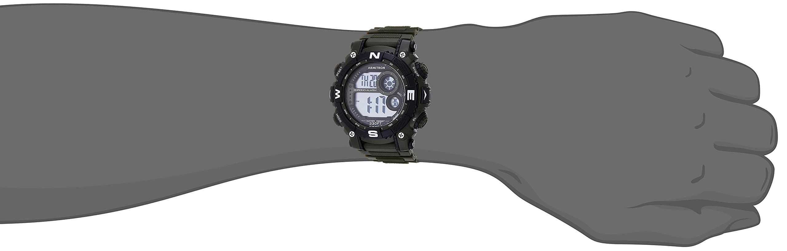 Foto 5 | Reloj Armitron Sport 40/8284 Cronógrafo Digital en Resina para Hombre - Venta Internacional