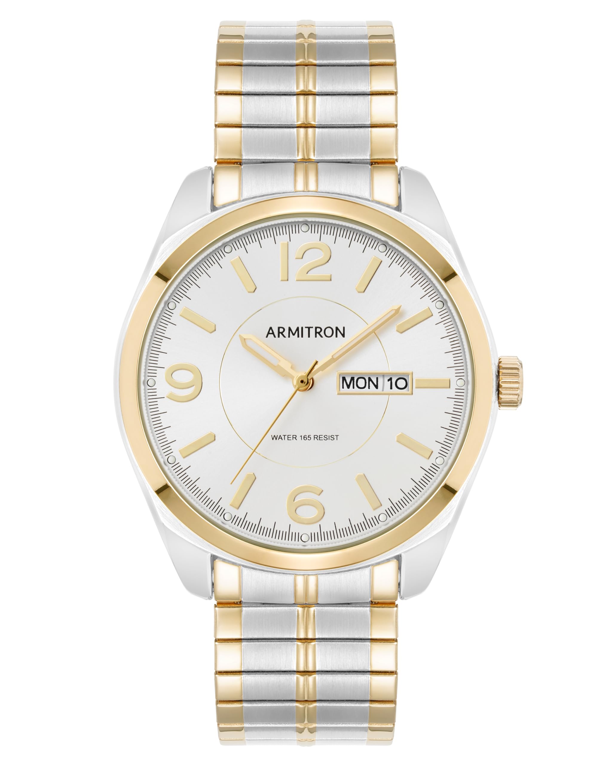 Reloj Armitron Day-date con Correa de Expansión 50 M Wr para Hombre - Venta Internacional