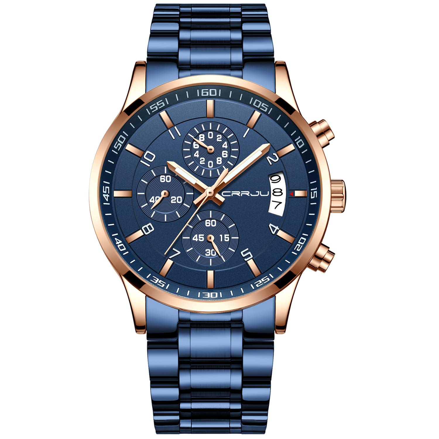 Reloj Crrju Azul para Hombre-Venta Internacional