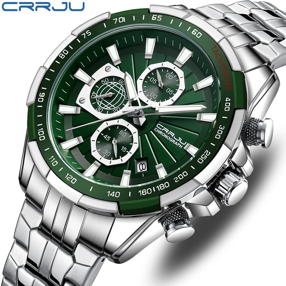 Foto 3 pulgar | Reloj Crrju Fashion de Acero Inoxidable de Lujo para Hombre 30 M - Venta Internacional