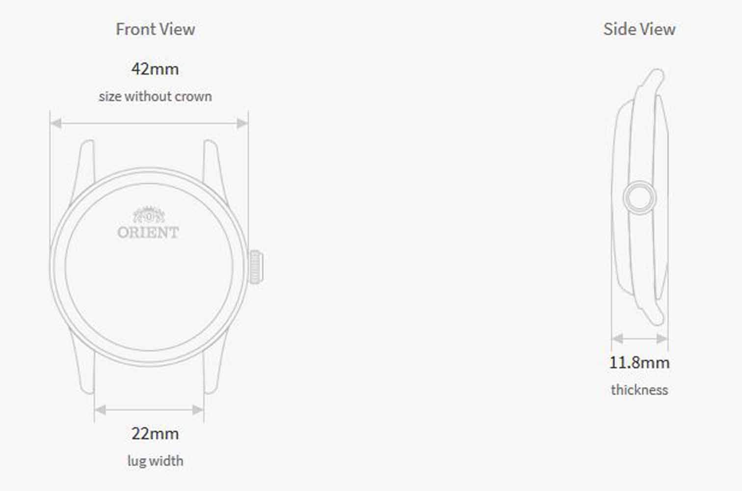 Foto 3 pulgar | Reloj Orient Bambino Versión Iv de Acero Inoxidable y Piel - Venta Internacional