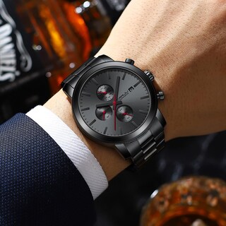 Foto 5 | Reloj Crrju Fashion Business Chronograph Impermeable para Hombre - Venta Internacional