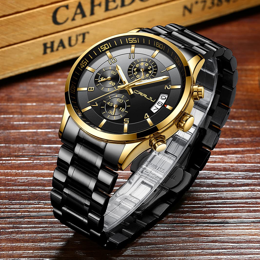Foto 3 pulgar | Reloj Crrju de Cuarzo para Hombre - Venta Internacional