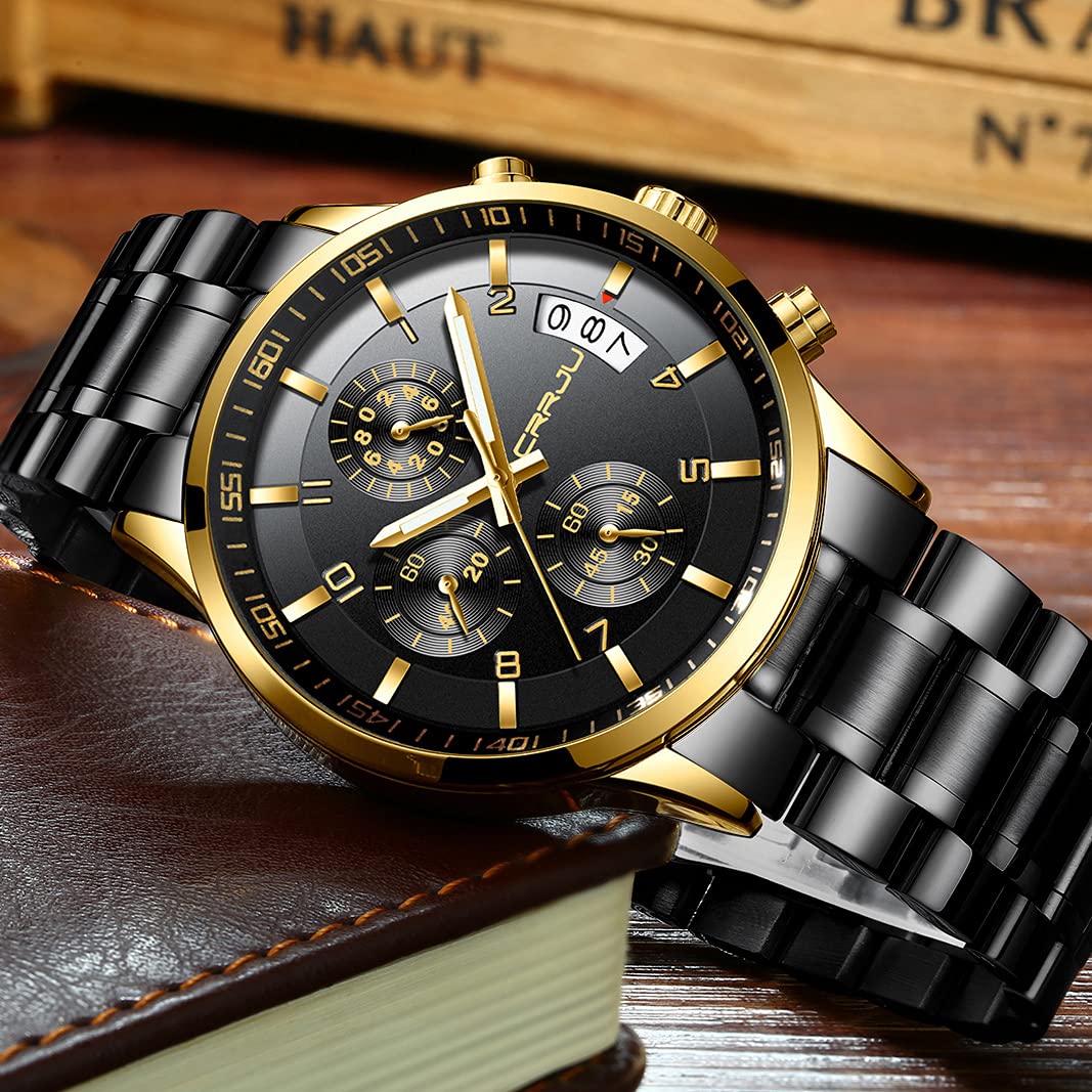 Foto 5 pulgar | Reloj Crrju de Cuarzo para Hombre - Venta Internacional