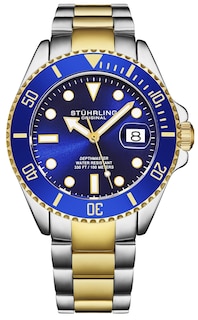 Foto 1 | Reloj Stuhrling Original Dive Para Hombre Con Esfera Azul Suiza De 100 M - Venta Internacional.