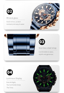 Foto 5 | Reloj Curren Plateado para Hombre-Venta Internacional