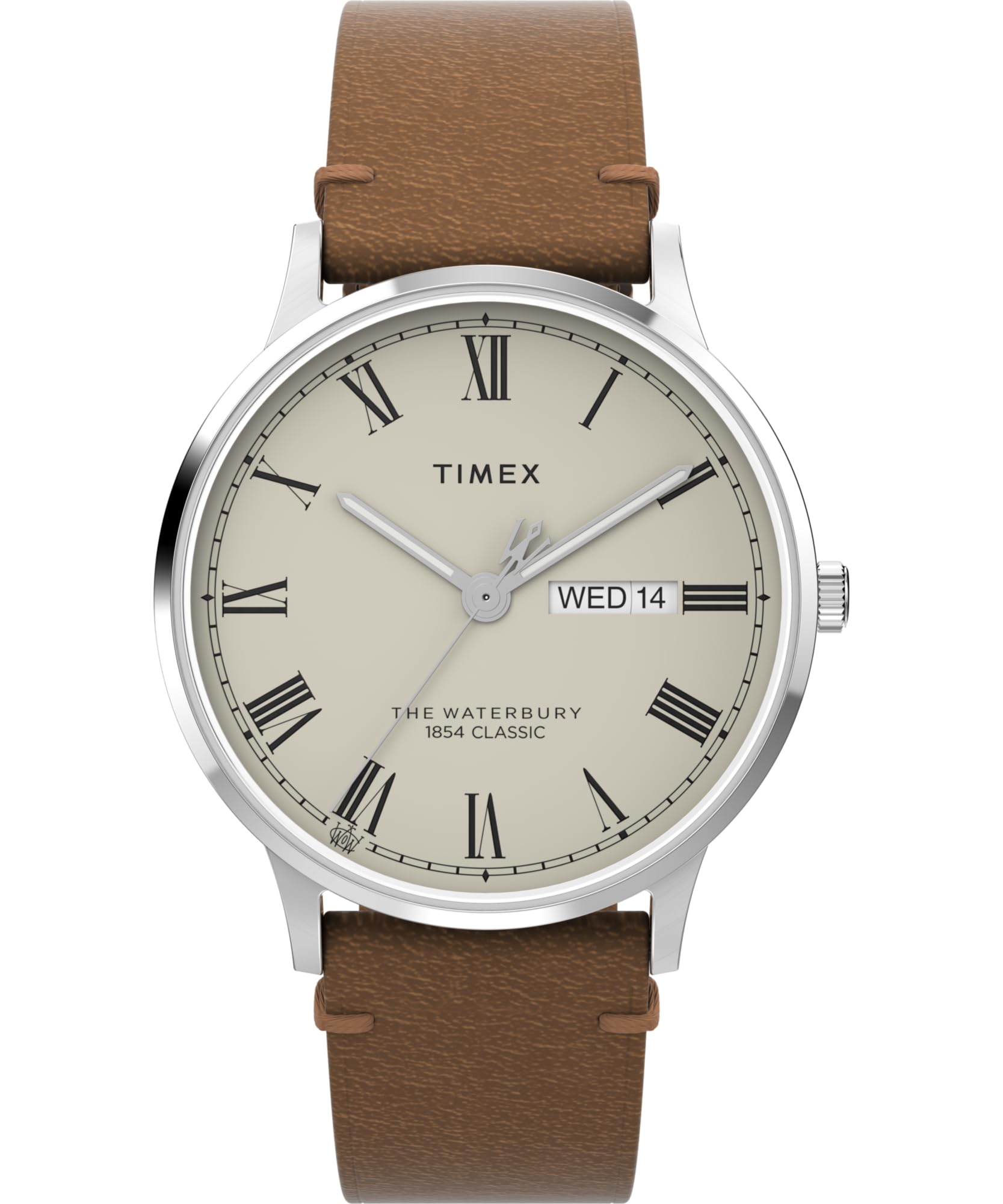 Reloj Timex Waterbury Classic Para Hombre, Caja De 40 Mm Y Correa Marrón - Venta Internacional.