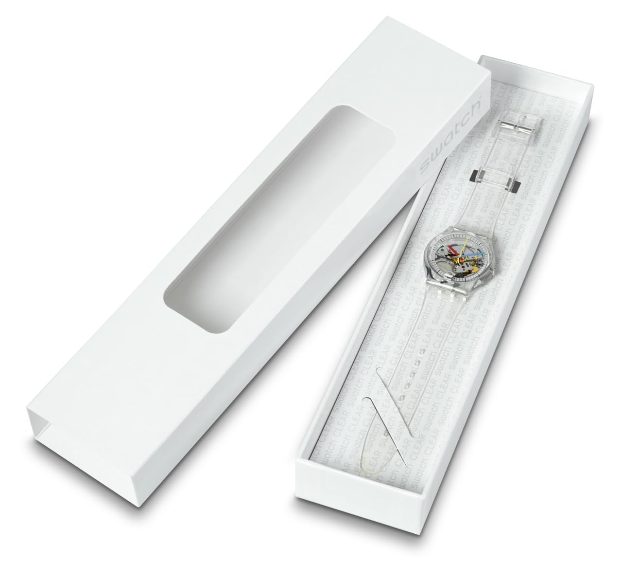 Foto 2 | Reloj Swatch Gent Biosourced Clearly Quartz 34 Mm Para Hombre - Venta Internacional.