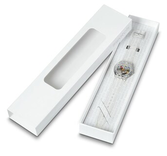 Foto 2 | Reloj Swatch Gent Biosourced Clearly Quartz 34 Mm Para Hombre - Venta Internacional.