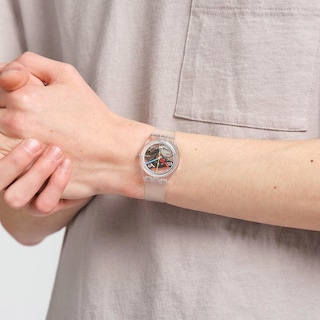 Foto 4 | Reloj Swatch Gent Biosourced Clearly Quartz 34 Mm Para Hombre - Venta Internacional.