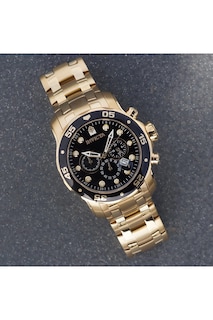 Foto 6 | Reloj Invicta Pro Diver Collection 0072 Chapado En Oro Para Hombre - Venta Internacional.