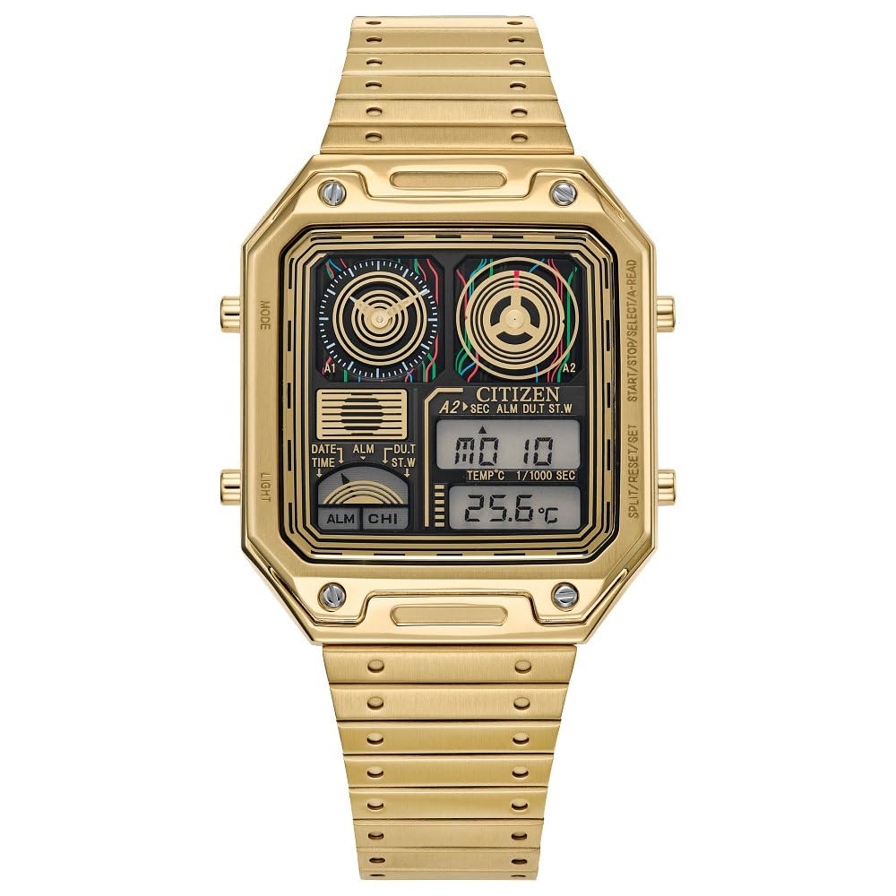 Reloj Citizen Star Wars C-3po Vintage Ana-digi Para Hombre - Venta Internacional.