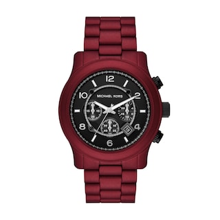 Foto 1 | Reloj Michael Kors Runway Chronograph De Acero Rojo Mk9148 Para Hombre - Venta Internacional.