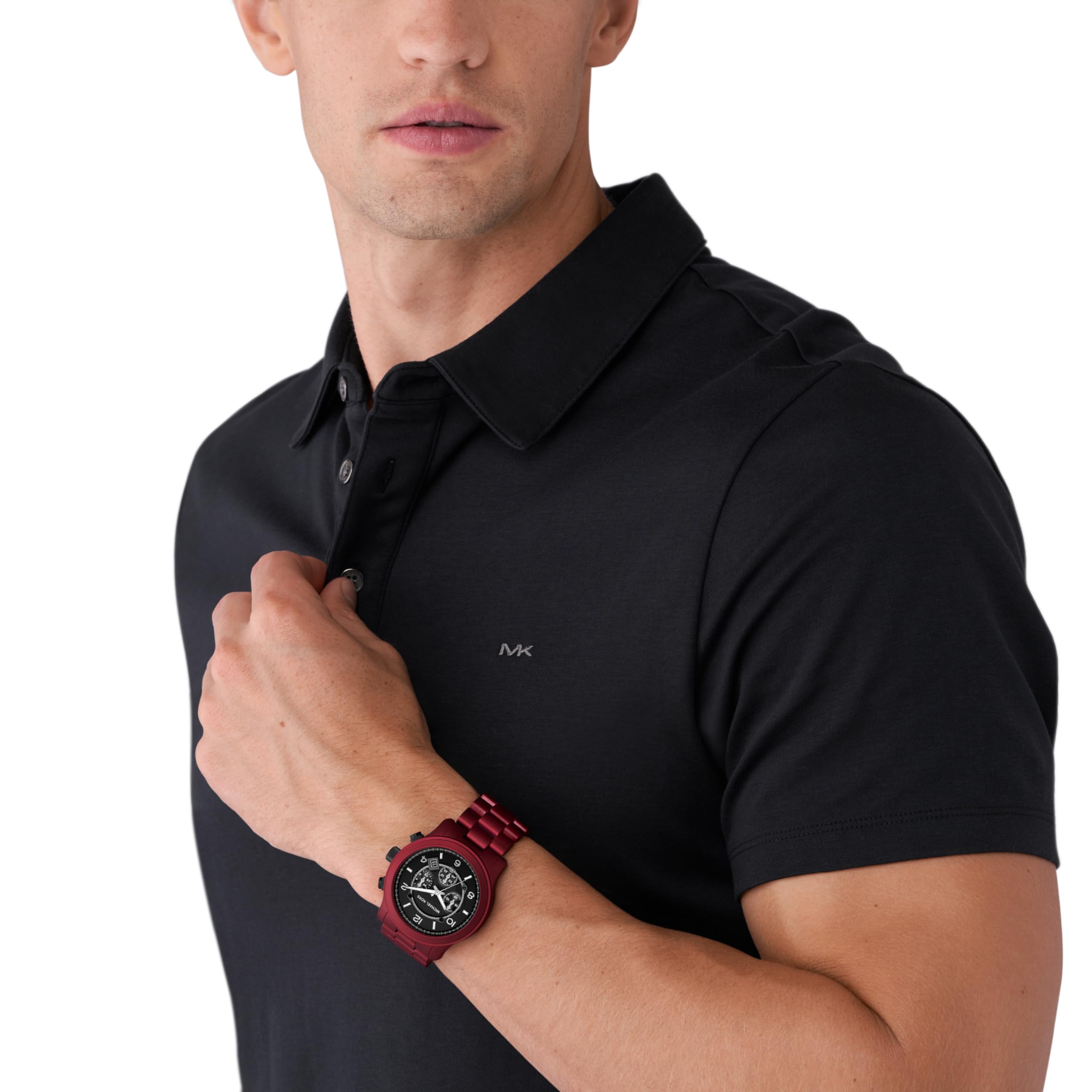 Foto 6 pulgar | Reloj Michael Kors Runway Chronograph De Acero Rojo Mk9148 Para Hombre - Venta Internacional.