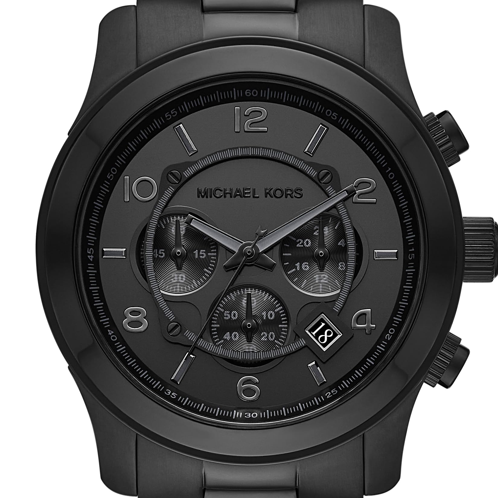 Foto 5 pulgar | Reloj Michael Kors Runway Para Hombre En Acero Inoxidable Negro - Venta Internacional.
